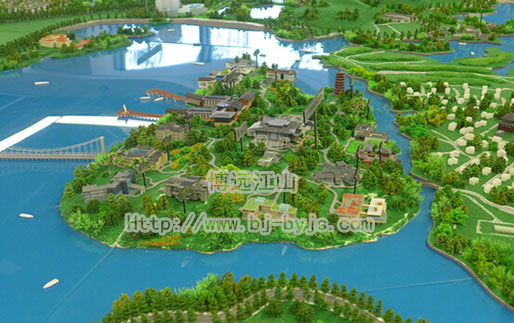 APEC會(huì)議中心&mdash;-雁西湖規(guī)劃沙盤