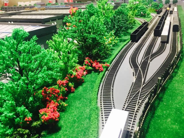 多軌道智能交通沙盤